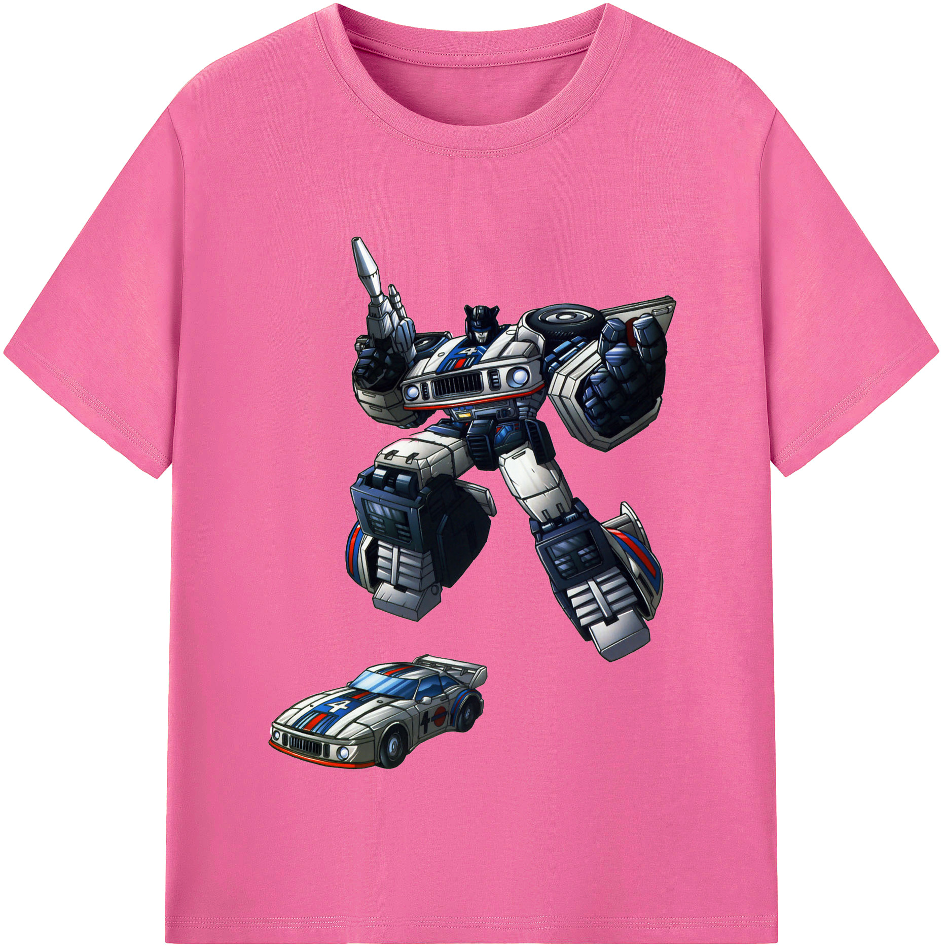 （画像用）  レディースカジュアルプリントTシャツ（綿100％）